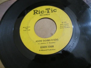 ORIGINAL NORTHERN SOUL 45 RIC TIC MUSIC RECORD AGENT DOUBLE OO SOUL EDWIN STAR - Picture 1 of 2