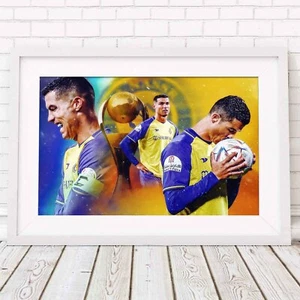 Cristiano Ronaldo - Al Nassr Soccer Poster Picture Print Sizes A5 to A0 - Picture 1 of 14