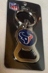 Houston Texans Metal NFL Key Ring & Bottle Opener  - Picture 1 of 3