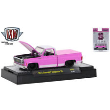 1973 Chevrolet Cheyenne 10 Pickup Truck with Bed Cover "S" Pink 1/64 31500-RZ02