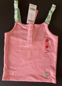NWT Gymboree Mixed Doubles 5 5T Pink Tennis Racket Ribbon Tank Top - Picture 1 of 2