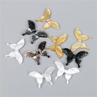 Butterfly Carved Shell Beads Pearl Charm Earrings Bracelet Jewelry DIY Accessory