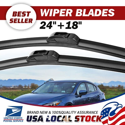 24"&18" New Replacement Windshield Wiper Blades For GMC Terrain 2018-2020 — 第 1/4 张图片