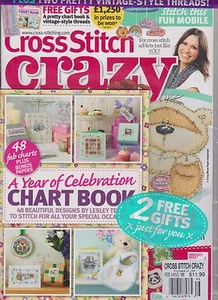 CROSS STITCH CRAZY UK MAGAZINE #186 FEBRUARY 2014, SEALED FREE CHART BOOK. - Picture 1 of 1