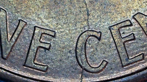 1993 Lincoln Penny (w/ die crack error) - Picture 1 of 4