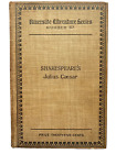 Shakespeare's Julius Caesar (1905) Riverside Literature Series, HC VG, Vintage