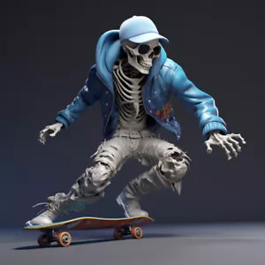 1pcs Cool skull statue decoration - Bild 1 von 1