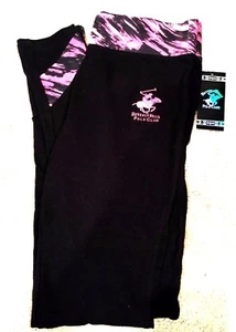 Women's Size Medium M Black Active Wear Workout Yoga Running Exercise Pants New - Picture 1 of 3