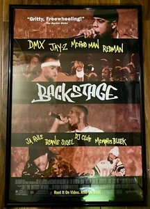 BACKSTAGE Filmposter 2000 Videothek Version 27 x 40 gerollt DMX JAY-Z - Bild 1 von 4