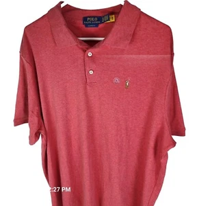 Polo Ralph Lauren Hemd Herren XL Classic Fit Rot Pony Golf Polo Soft Stretch Neu - Bild 1 von 7
