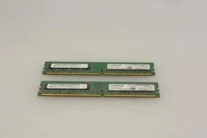 2 Micron PC2-5300U DDR2 667MHz 240pin Desktop RAM MT16HTF25664AZ-667H1.Sku144754 - Picture 1 of 2