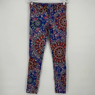 L'Amour Nanette Lepore Legging Womens 1 Multicolor Floral Denim Jegging - Image 1 of 4