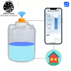 Smartlife Tuya WiFi Ultraschall Wasserverbrauch Messgerät & Fernbedienung Tank Sensor Steuerung - Bild 1 von 7