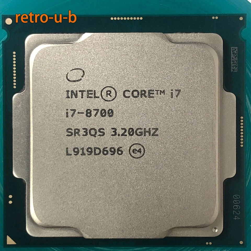 Intel Core i7-8700 6C 3.2GHz 12MB LGA1151 SR3QS CPU Processor - Image 1 of 1