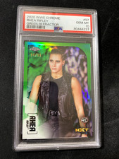 2020 WWE Chrome Rhea Ripley #97 Green Refractor /99 PSA 10 rc rookie card