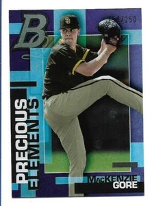 MacKenzie Gore 2020 Bowman Platinum Elements Viola #PE-23 #154/250 - Foto 1 di 2