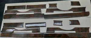 INTERIOR WALNUT WOOD DASH TRIM SET FITS MERCEDES BENZ R107 SL CLASS 8 PCS - Bild 1 von 2