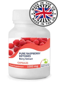 Himbeere 1000mg Abnehm Kapseln 30/60/90/120/180/250/500/1000 - Bild 1 von 9