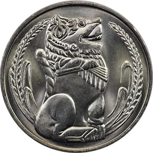 Singapore - 1 Dollar - 1981 - Unc - Lion - Picture 1 of 2
