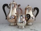 CHRISTOFLE silver plated Coffee Tea sugar set 3 pcs Louis XVI