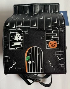 Halloween Ghost Haunted House Cross Body Shoulder Bag Tote Purse Mad Engine - Picture 1 of 3