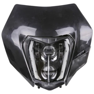 LED Headlight DRL w/ Black Fairing FOR EXC XCW SX 125 250 350 450 500 SMC-R - Bild 1 von 6
