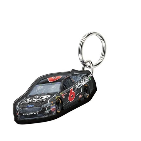 Trevor Bayne 2018 Wincraft #6 Advocare Acrylic Key Ring Mirrored Back Cover
