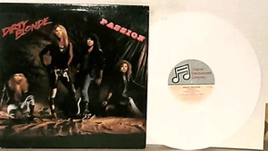 DIRTY BLONDE Passion White Vinyl LP VG+ Plays Well 1989 Outpost Glam Metal - Picture 1 of 3