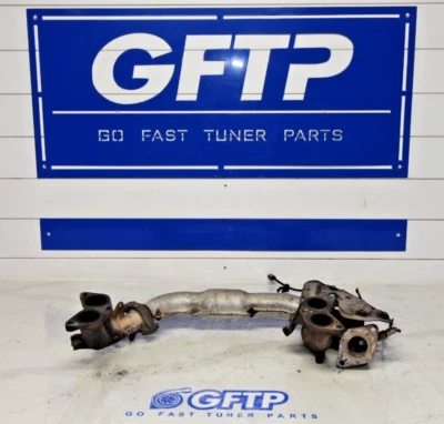 04-21 SUBARU WRX STI 原始设备制造商发动机电机出口手动接头带 O2 传感器库存 — 第 1/4 张图片