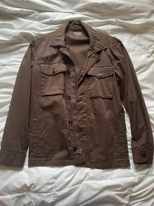 Men’s Abercrombie and Fitch Vintage Lightweight Brown Jacket Size Small S - Picture 1 of 4