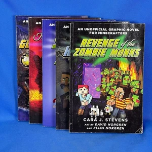 Unofficial Graphic Novel For Minecrafters -Lot of 5-Cara Stevens & Megan Miller - Imagen 1 de 15