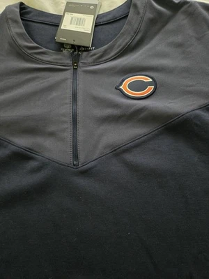 Chaqueta Chicago Bears Nike On Field Apparel Cuarto Cremallera Para Hombre Talla 3XL NUEVA CON ETIQUETAS Foto 1 de 4
