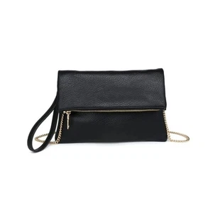 Nuevo con etiquetas Bolso de Mano Bandolera Plegable Urban Expressions LUNA FOLD Cuero Vegano Negro - Imagen 1 de 21