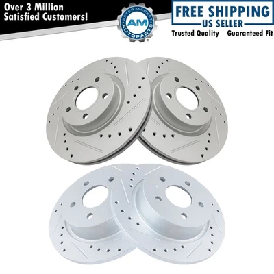 Juego de rotores de freno delanteros y traseros para Ford C-Max 2013-2016 Escape 2013-2016 Foto 1 de 4