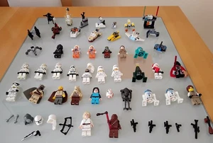 LEGO Star Wars Minifigures Luke Skywalker, Chewbacca, Droids, Troopers - K15 - Picture 1 of 9