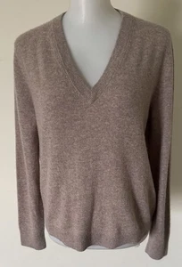 Jenni Kayne Flynn Kaschmir Pullover V-Ausschnitt Damen Größe XS braun - Bild 1 von 9