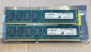 Crucial CT52KIT51264BA160B 8GB (2x4GB ) DDR3 - 1600 (PC3-12800) Desktop Memory - Picture 1 of 3