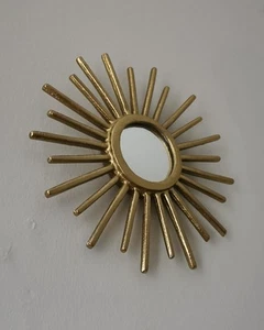 Sun Rays Gold Decorative Mirror - Picture 1 of 2