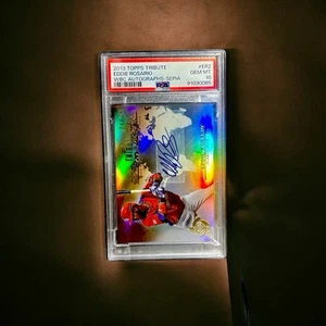 2013 TOPPS TRIBUTE EDDIE ROSARIO RRC AUTO PSA 10 - Picture 1 of 2