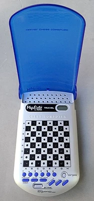 Ajedrez electrónico de viaje Saitek Mephisto funciona sin piezas de ajedrez como está para piezas Foto 1 de 4