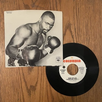 BOB DYLAN - HURRICANE, COLUMBIA 3-102-45, WLP STEREO 45 RPM W/ PS, 1975 - Image 1 of 4