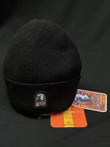 Parajumpers Basic Unisex Black Beanie Hat 7541774160 38417254 - Picture 1 of 4