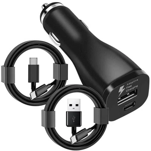 Original Samsung Galaxy S25 S24 S23 S22 S21 S20 USB Fast Car Charger USB-C Cable - Picture 1 of 34