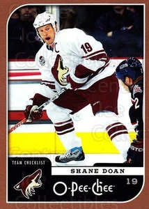 2006-07 O-Pee-Chee #693 Shane Doan, Checklist - Picture 1 of 1