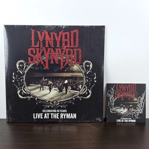 LYNYRD SKYNYRD Live At the Ryman 50 Years RED Vinyl 2LP with SIGNED Art Card - Picture 1 of 1