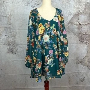 Vestido túnica SHOW ME YOUR MUMU donna michelle talla M floral bloomcore boho - Imagen 1 de 6