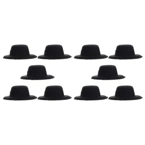  10 Pcs Mini Jazz Hat Child Miniature Hats Craft Doll Cap Accessories - Picture 1 of 12