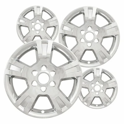 Set of 4 Chrome ABS 18 inch Impostor Wheel Skins for 07-12 GMC Acadia Rim Covers - Image 1 of 4