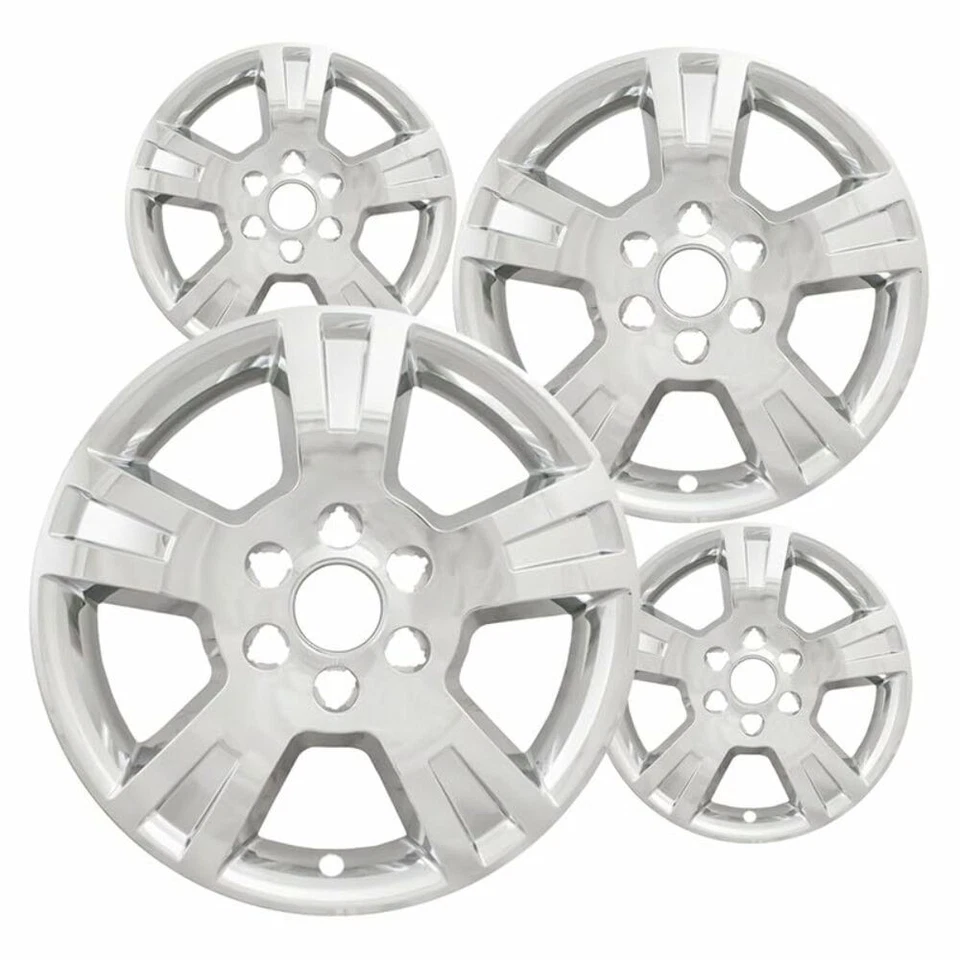 Set of 4 Chrome ABS 18 inch Impostor Wheel Skins for 07-12 GMC Acadia Rim Covers Foto 1 de 4