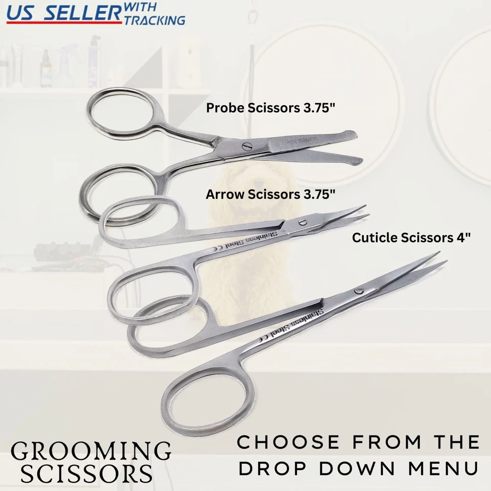 Professional Finger Toe Nail Scissors Straight Arrow Steel Manicure Cuticle NAIL - Image 1 of 1